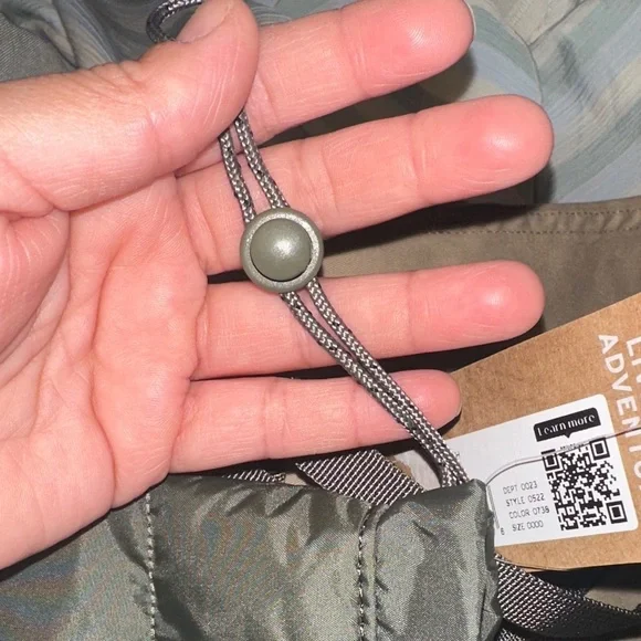 Eddie Bauer Olive Quilted Pouch - Picture 6 of 8